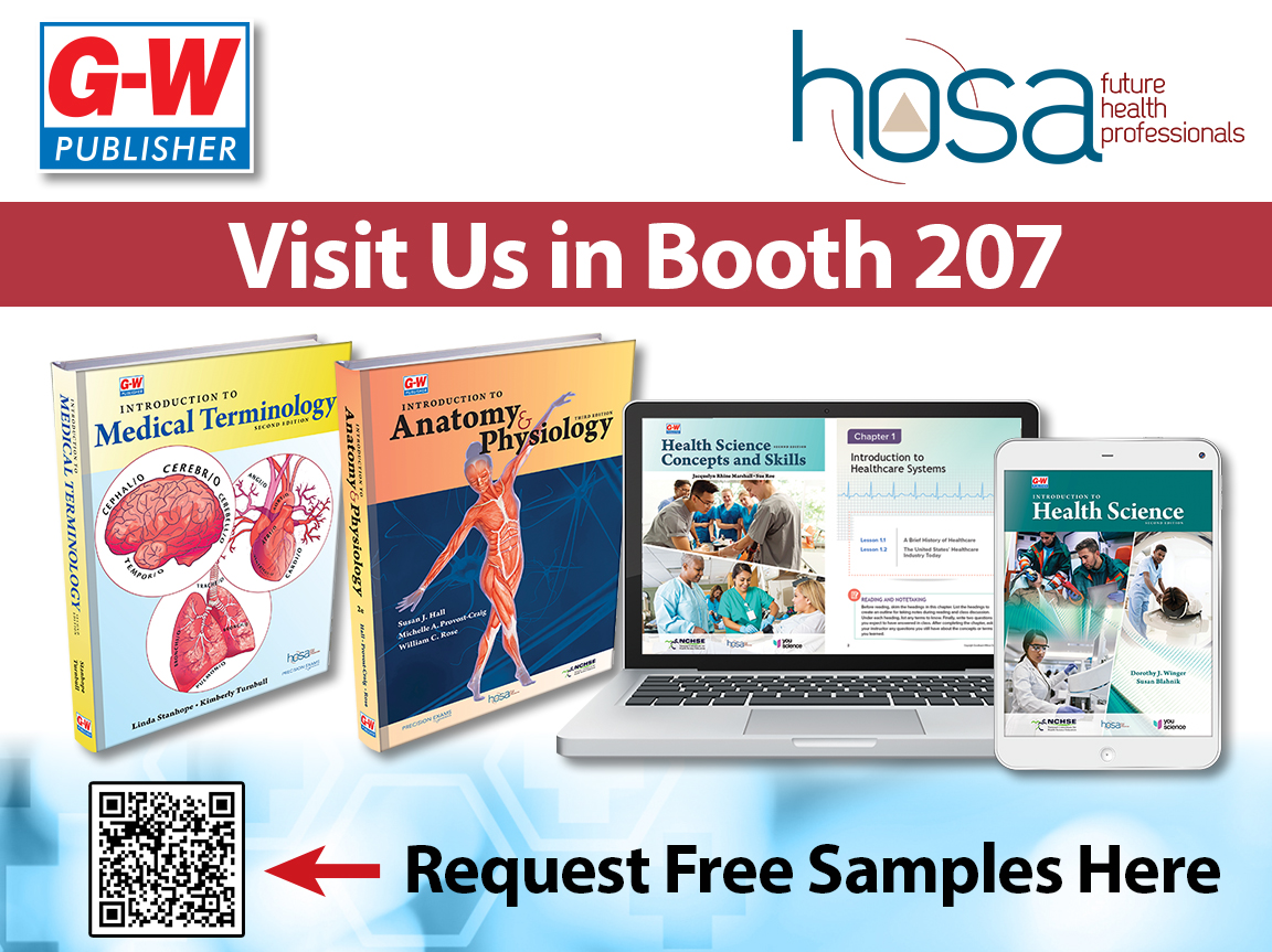 Next week, we'll be at #hosailc2023! Stop by G-W booth 207 in Dallas or go here to request free samples: bit.ly/45LTymg #HOSA