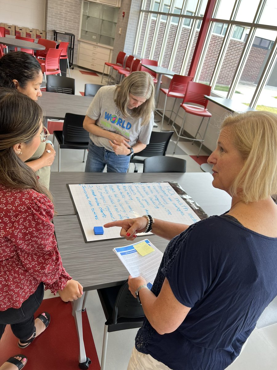 BenagesMichelle's tweet photo. The first of our Year 3 Math Summer sessions ✅ It was great to learn and dig deeper around best teaching practices in math and how to better facilitate meaningful math discourse with these amazing @CCSD59 teachers! #TogetherWeCan #D59mathwithIM #D59learns https://t.co/vD8QMkySAC