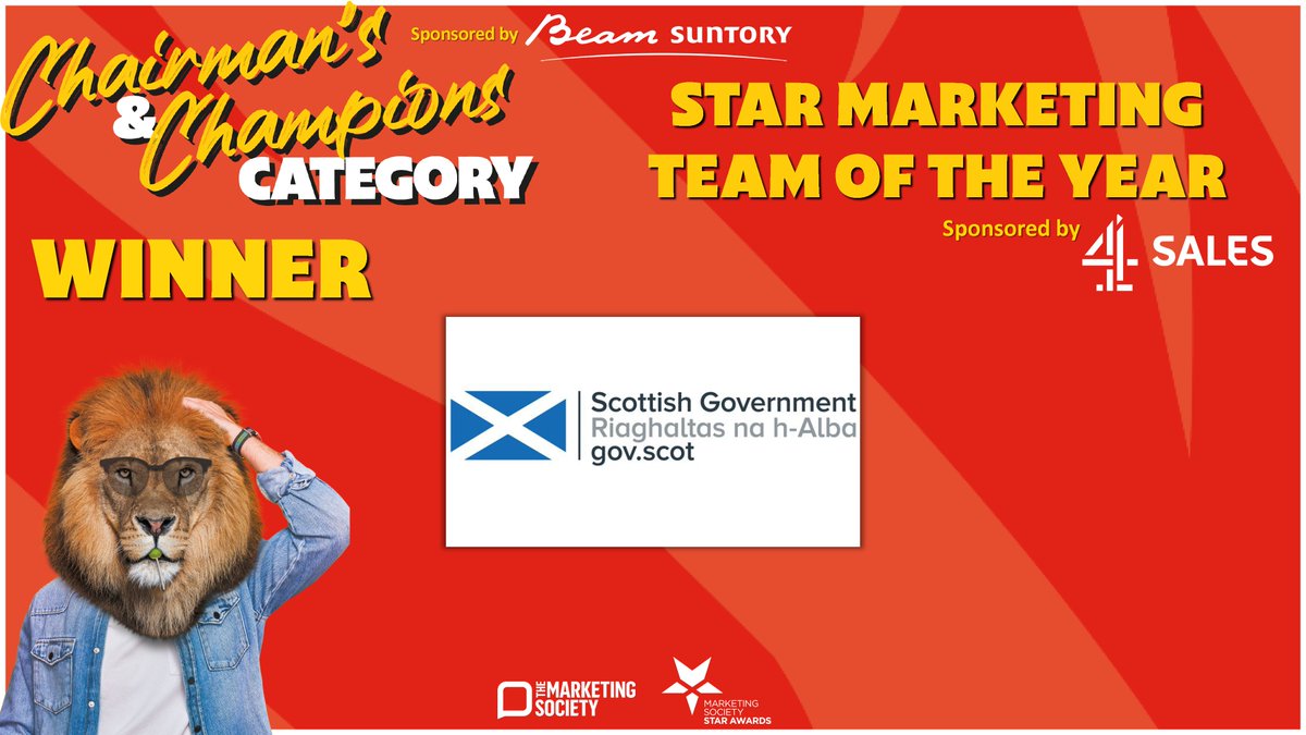 ⭐ Star Marketing Team of the Year goes to… @scogovmarketing – well done team! #StarAwards23