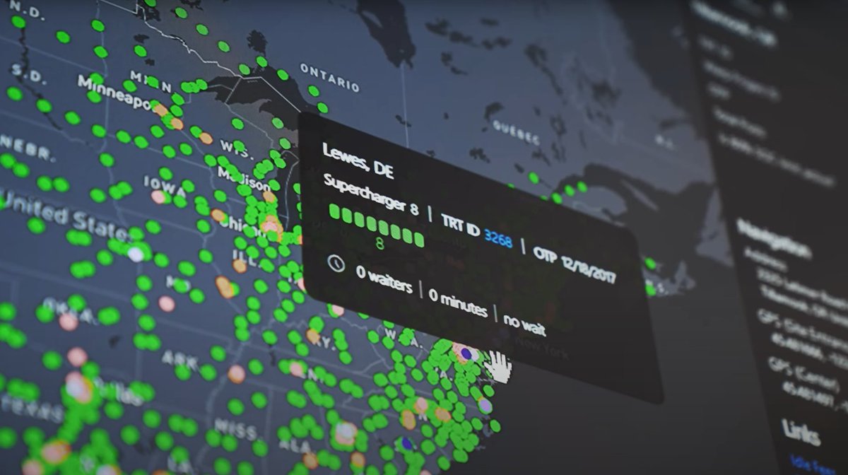DriveTeslaca's tweet photo. The most interesting part of this video is the real-time data that Tesla has at their fingertips on every single Supercharger, every single connector in their network.

From these snapshots we can see there are 2,137 Superchargers "in view" (Canada, US, Mexico), and 3,721 globally.

Looking at reliability, just 2 "in view" Superchargers are offline (0.094%), and 17 globally (0.45%). 

And that's one of the reasons why we are seeing automakers jumping on the NACS train,

Would love to see more of this kind of stuff @Teslacharging @Tesla @elonmusk