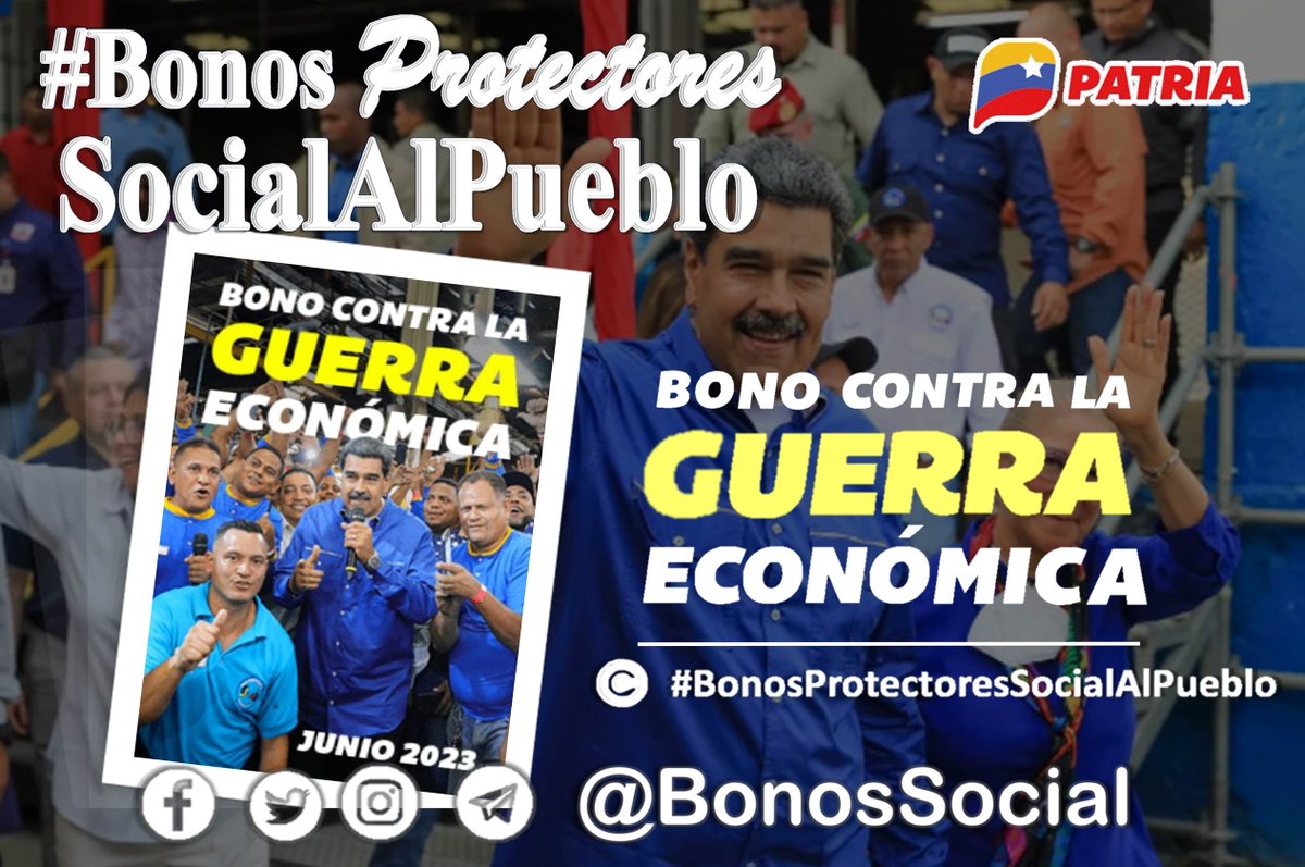 Bonos Protectores Social Al Pueblo tweet media