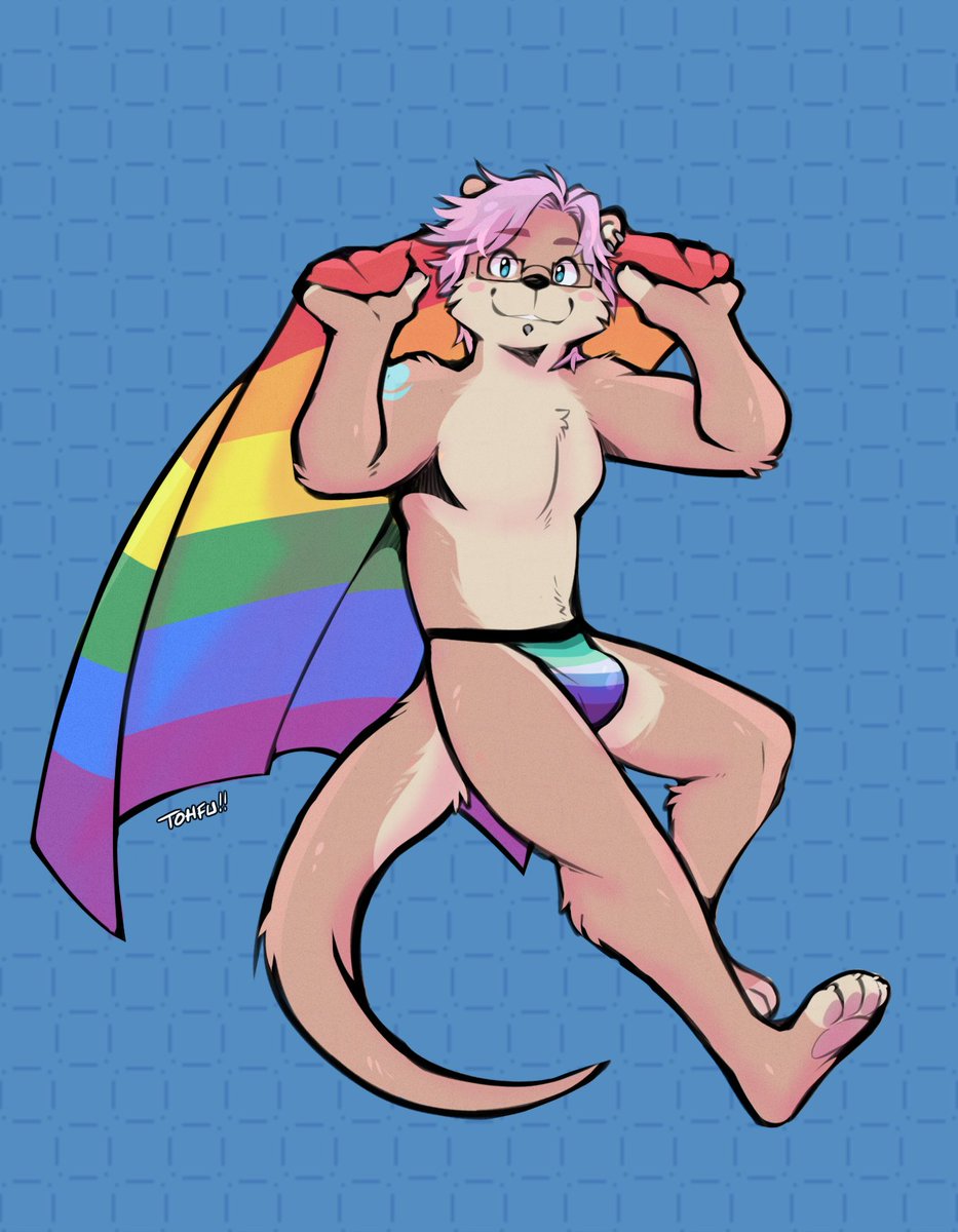 Tafius's tweet photo. Happy pride everyone! 😁

🎨 by @snow_kun https://t.co/FmWjGXixXg