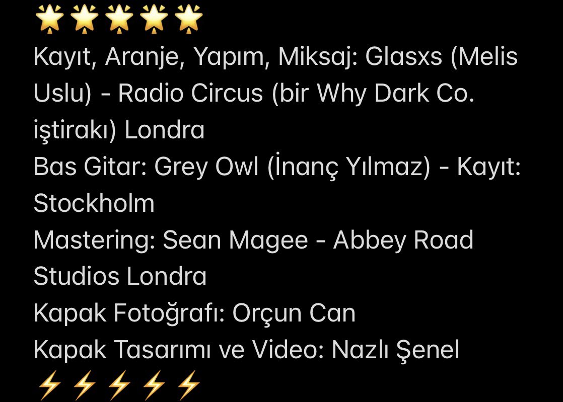 Yepyeni single’ım "Sarı Gelin" şimdi tüm platformlarda! 🌠
⚡️⚡️⚡️⚡️⚡️
My brand new single "Sari Gelin" is now out on all platforms! 🌠
linktr.ee/glasxs