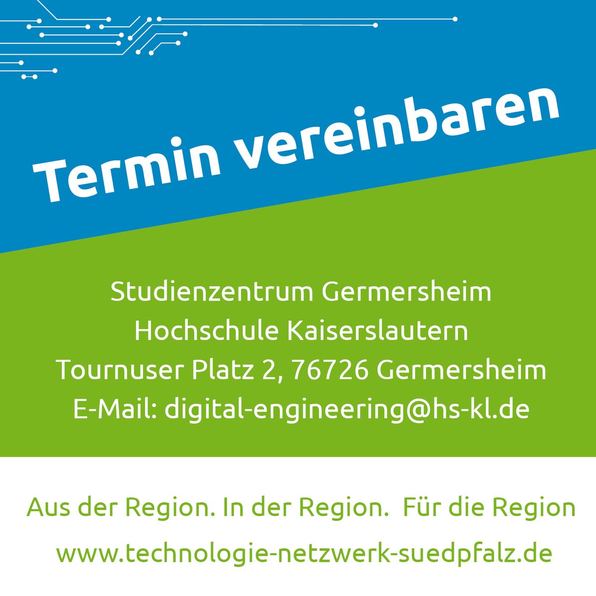 Hacker-Angriff: Unsere E-Mail für Digital Engineering ist aktuell nicht erreichbar. Bitte aktuell info@technetz-suedpfalz.de nutzen. Beratungstermine sind nach Vereinbarung jederzeit gerne möglich #digitalengineering #technologienetzwerk #germersheim #hochschule #südpfalz #mint
