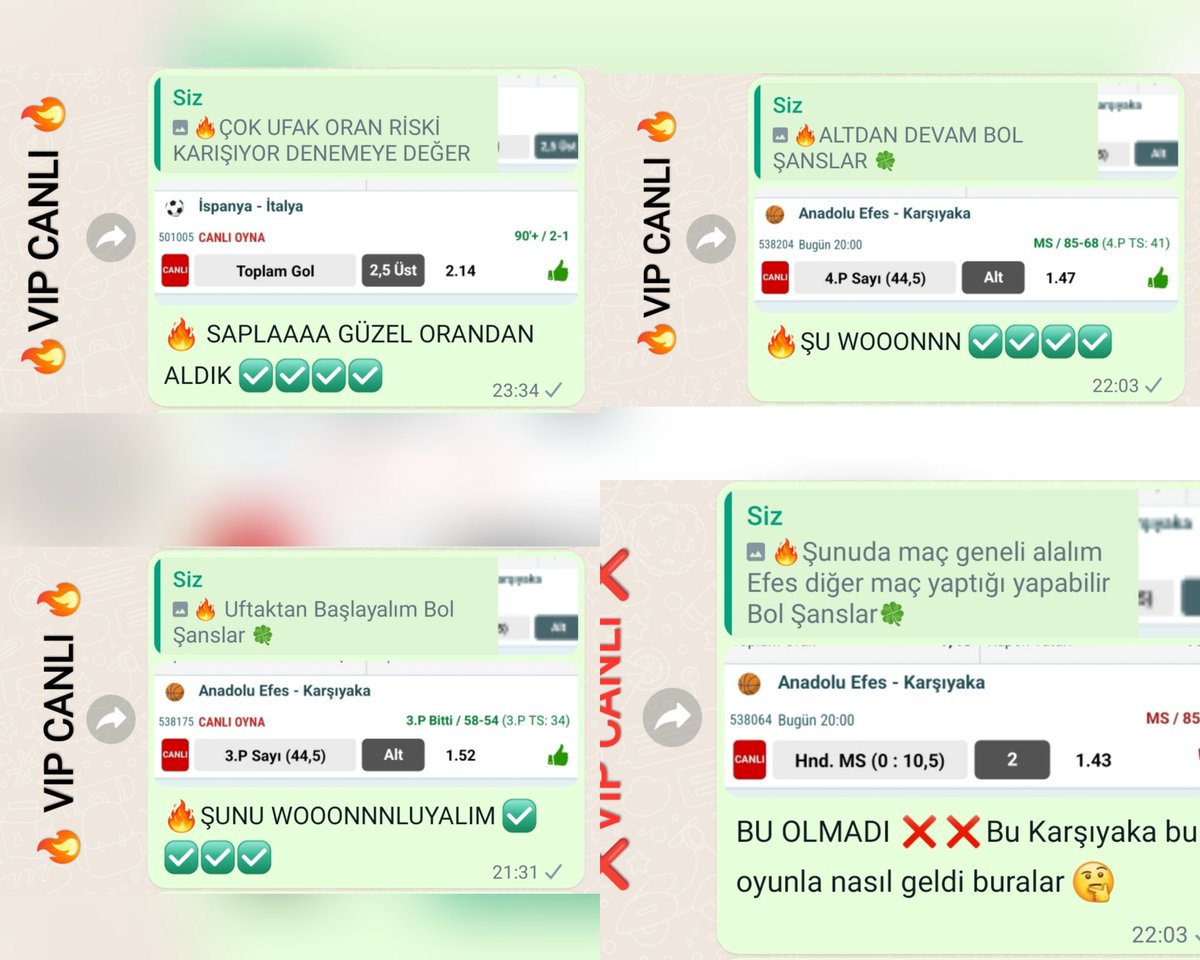 KaleTahminler's tweet photo. 🚀NOKTA ATIŞLARI CANLI TERCİHLER 💸💸

#adresi #iddaanın #kralı #şikeli #maclar #kazandırankuponlar #kazanmanınadresi #günün #kuponu #kazandirantahminler https://t.co/gz2zo5q1KE