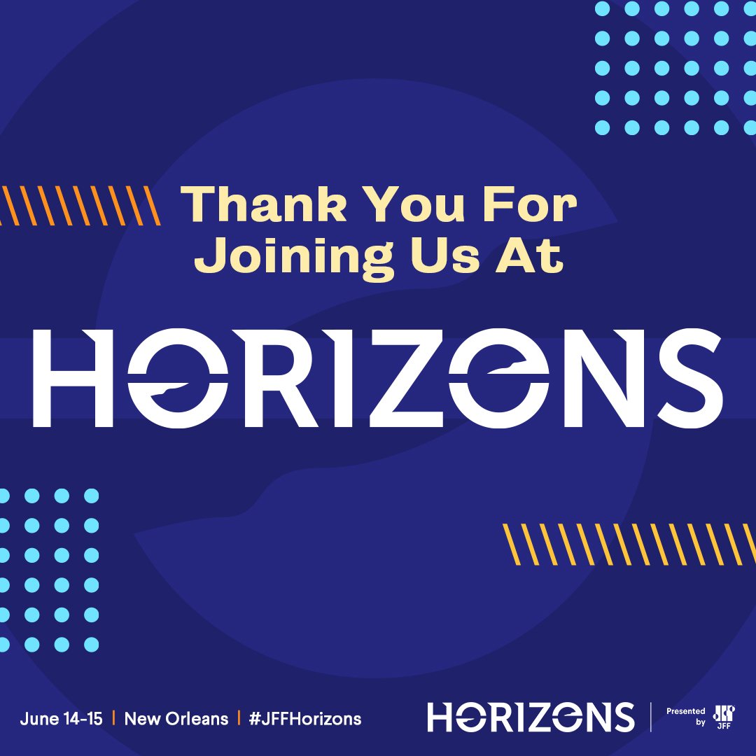 jfftweets's tweet photo. It’s been a blast 🚀, exploring Without Limits ideas and action to drive equitable economic advancement for all! Our 2023 summit is over, but you can stay engaged with the Horizons platform all year: https://t.co/jB2h1p0KOF https://t.co/JlPS77Ws4u