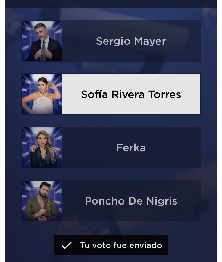 Se vota así: @SofiaRiveraT @LaCasaFamososMx Durante las pregalas, las galas y las postgalas. Los miércoles de 11:30pm a 12am en la postgala. Los jueves de 9:30pm a 12am en la pre y la post gala. Los viernes igual. Los domingos, 8pm y hasta el cierre de votos. #TeamSofía