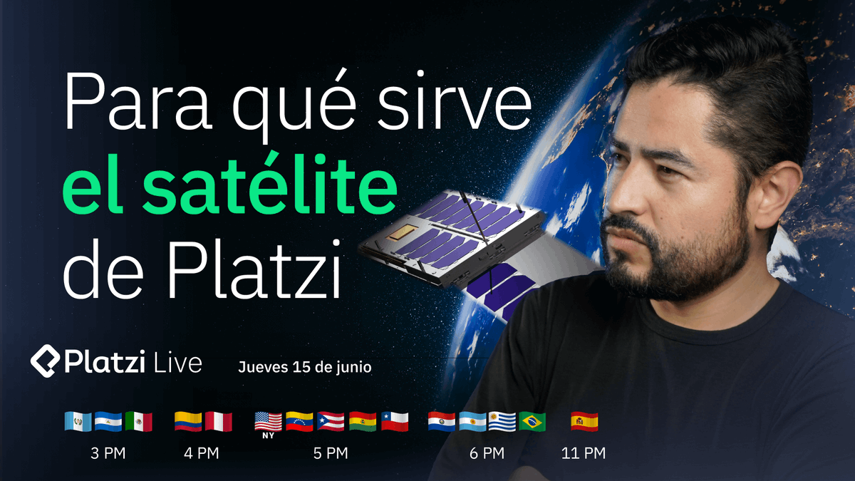 platzi's tweet photo. 🔴 En Vivo: #PlatziLive

Hablaremos de cómo la Inteligencia Artificial está cambiando profesiones como la tuya y resolver la duda más frecuente luego de lanzar el PlatziSat-1

https://t.co/ztESEBz8ue https://t.co/4U3IpWSpzA