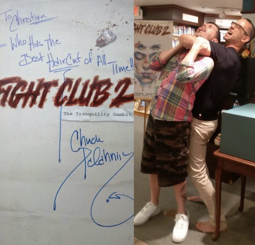 canadapostrock's tweet photo. @chuckpalahniuk No Michigan or Ohio dates?!?! But we had so much fun last time…. :/ https://t.co/cHN9FUTXMW