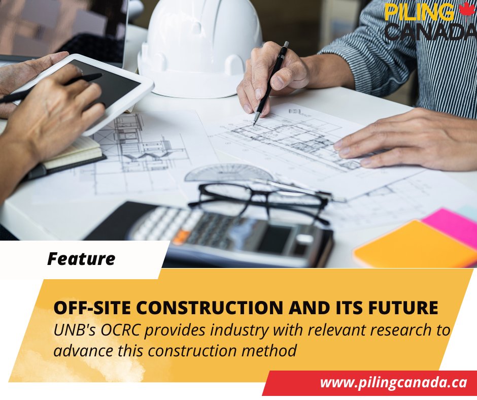 UNB and the OSCO Construction Group founded the Off-site Construction Research Centre to improve off-site construction technologies and practices.

Learn more about this method at pilingcanada.ca/off-site-const…

#OffSiteConstruction #DeepFoundations #PilingCanada #ConstructionProjects