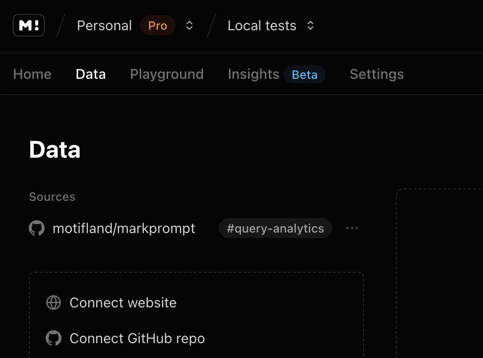 Specify GitHub branch