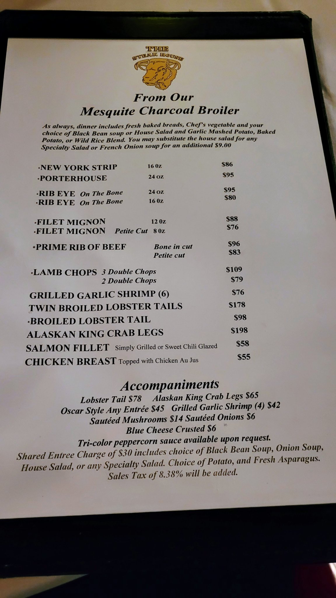 The steakhouse circus circus deals
