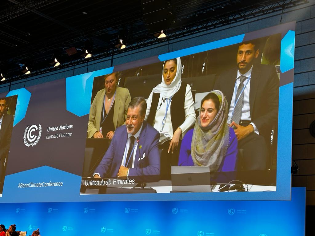 During the closing plenary of the #BonnClimateConference, #COP28 CEO Adnan Amin congratulated the Subsidiary Bodies Chairs, @COP27P Presidency, and all co-facilitators and Parties for the substantial work accomplished during the last three weeks. @UNFCCC