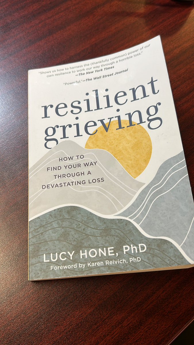 A book of deep insight &amp; comfort for me over the past year. 

#grief #resilentgrieving #lucyhone