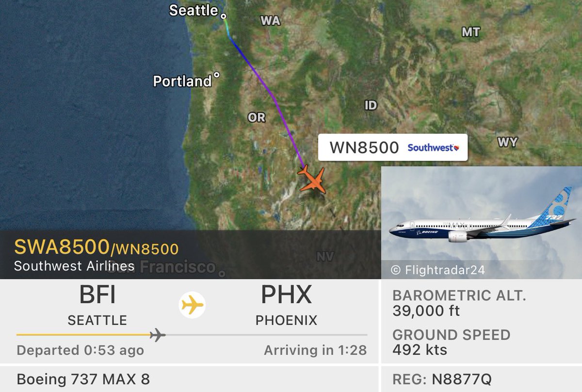 RT @NikPhillips666: On delivery to Southwest Airlines is Boeing 737 MAX 8, N8877Q, from Boeing Field https://t.co/EHBXZGGTzp