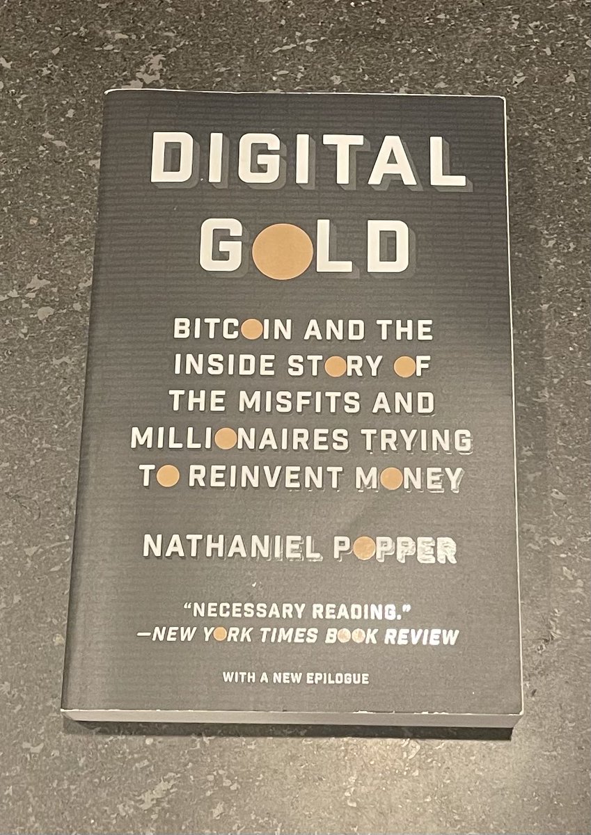 Bought #digitalgold book today 

#btc
#Ordinals 
#Crypto 
#learning