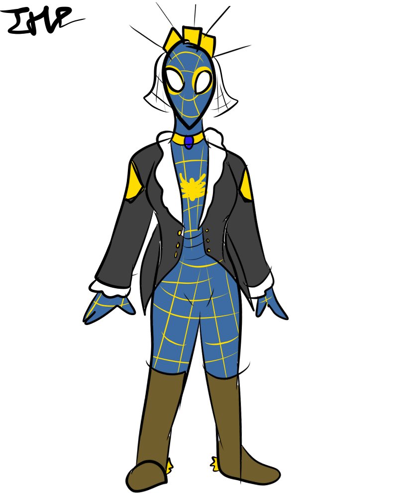 FridaysHate's tweet image. Prez spider sona… what was her canon event #cursedprincessclub #AcrossTheSpiderVerse #webtoonfanart