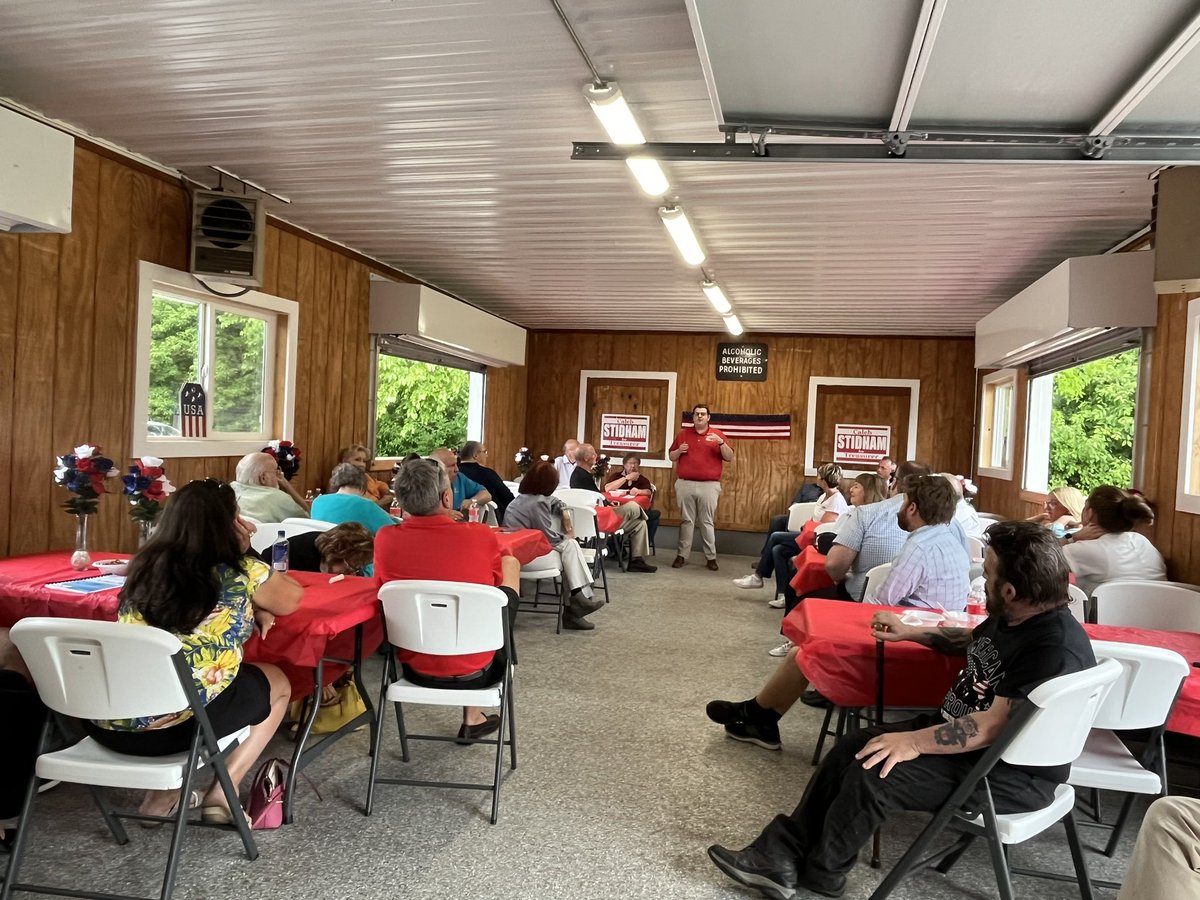 CalebAStidham's tweet photo. I was excited to announce my re-election campaign as Erie County Treasurer this evening at my annual Ice Cream Social! Thanks to @RobertCSprague and everyone who came out to support my campaign! https://t.co/S9BSE3SFM7