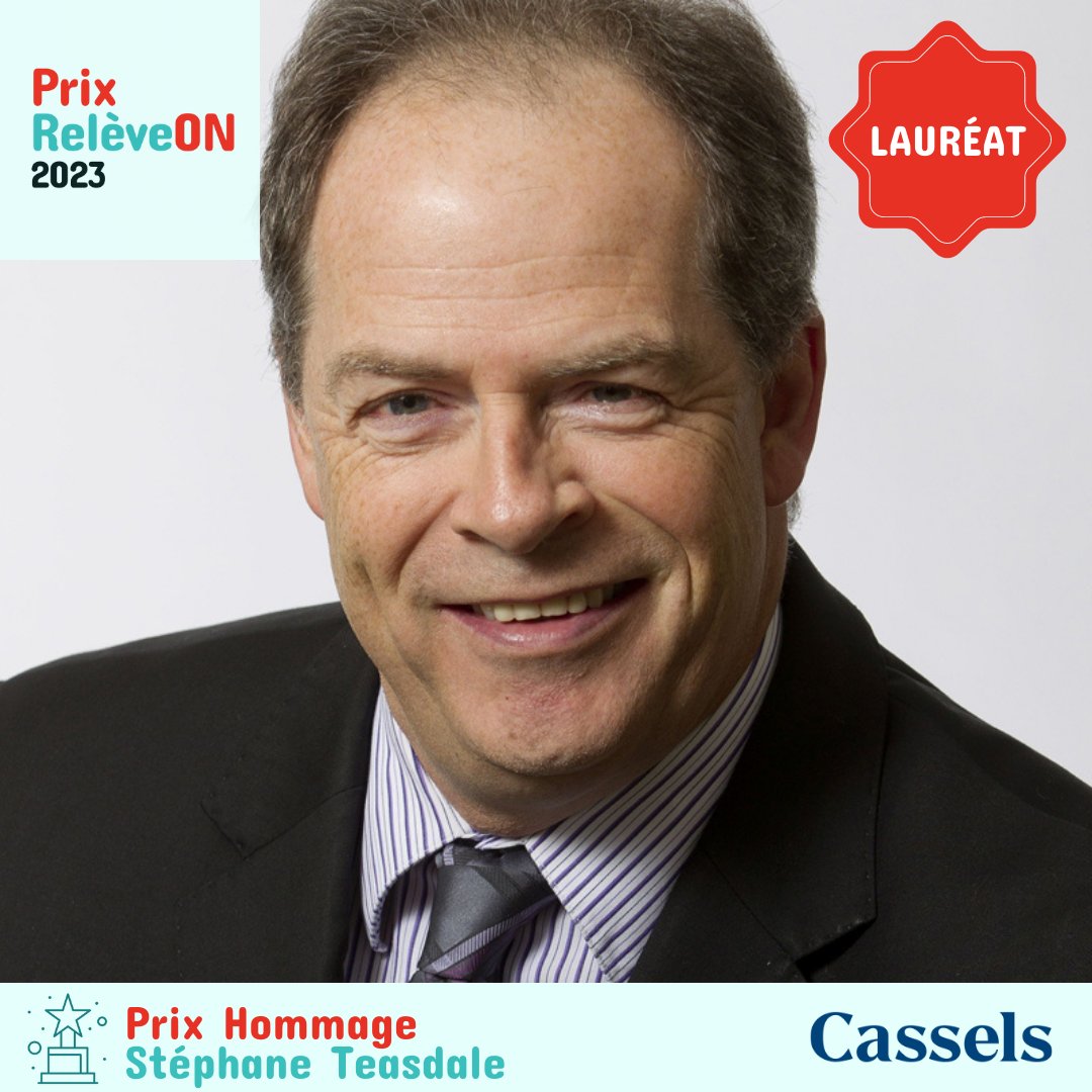 PRIX HOMMAGE STÉPHANE TEASDALE 🏆
Présenté par <a href="/Cassels/">Cassels</a>, ce prix est décerné par le CA du <a href="/ClubCanadienTO/">Club canadien de Toronto</a> pour souligner le mérite d’un membre de la communauté francophone. Cette année, nous sommes très heureux de remettre ce prix à Carol Jolin.

Bravo 🎉