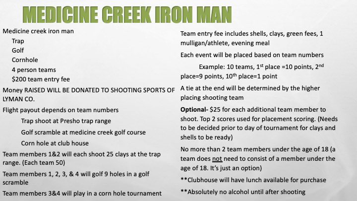 cade_corn's tweet photo. Trap, golf, bags. Bring on the fun! https://t.co/KWJzpAS81f