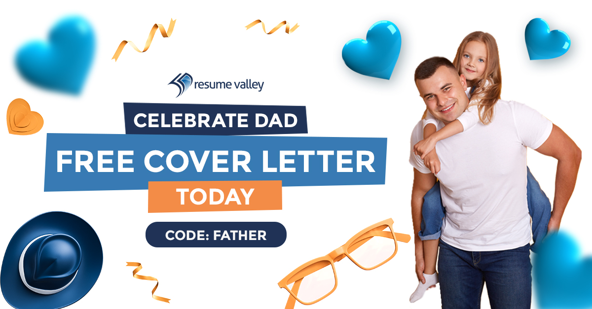 resume_valley's tweet photo. This #FathersDay, #ResumeValley will be giving away a #FREECoverLetter when you sign up for our resume and CV writing services! ✨ 

Don't miss out on this limited-time offer! ⌛️ Enhance your job search with our top-notch resume services. Use the promo code FATHER upon checkout. https://t.co/IRGi8PT2xO