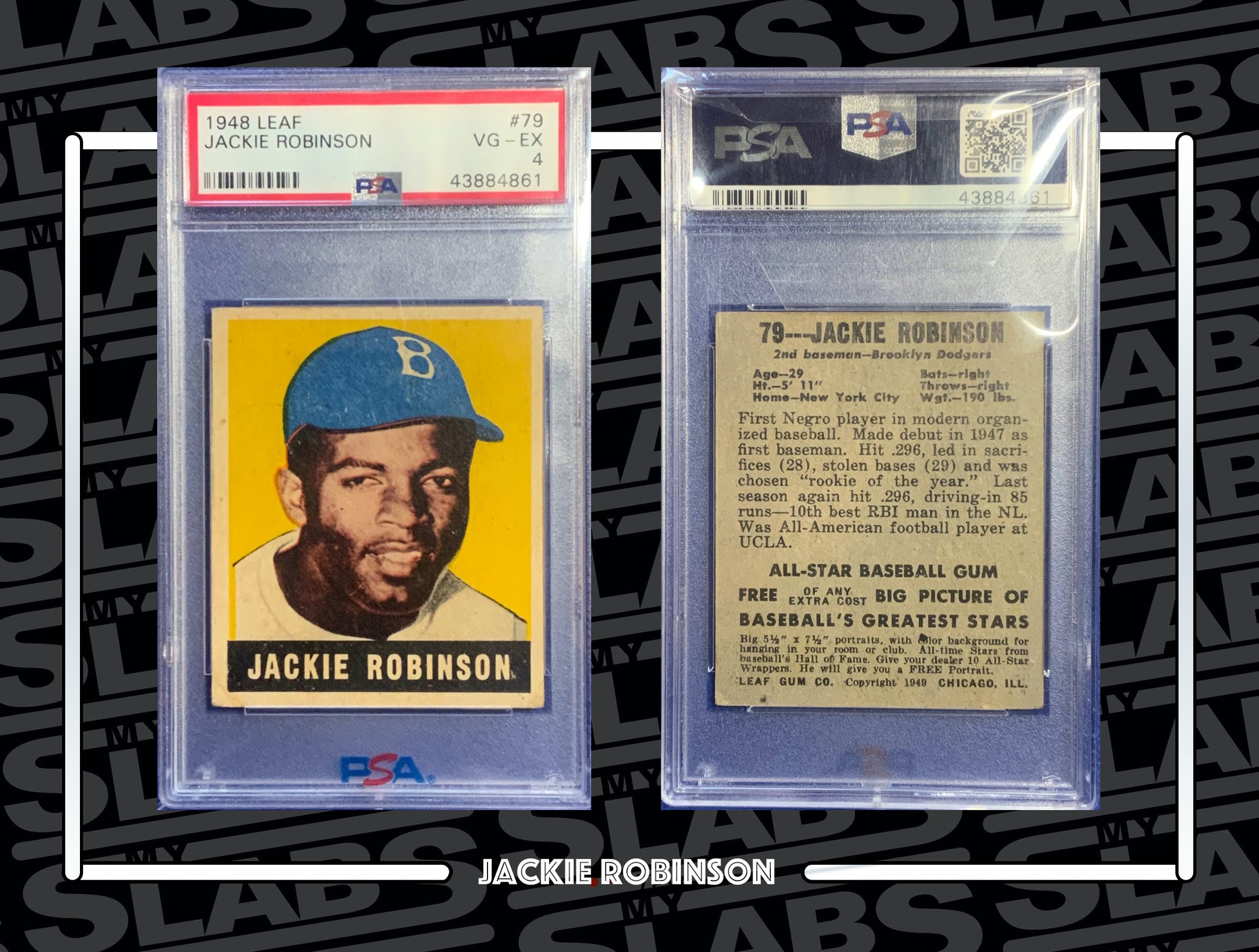 on Twitter "For Sale on MySlabs 1948 Leaf Jackie