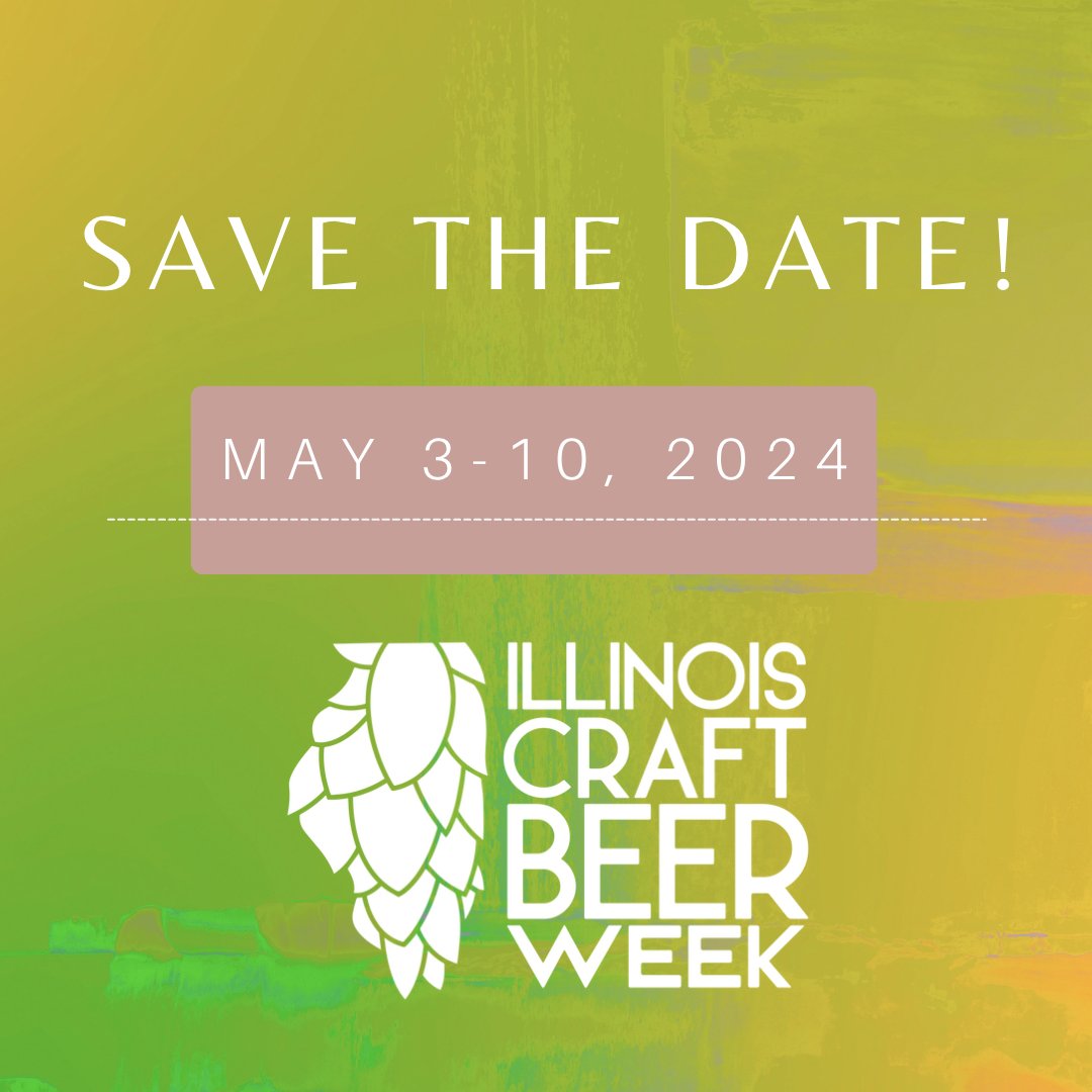 We can't stop thinking about #ICBW...so we just started planning for next year! 

Save the date, Illinois! The best week of the year returns May 3-10, 2024. 

Mark your calendars now, and we'll share more details in the coming months. #DrinkIllinois
