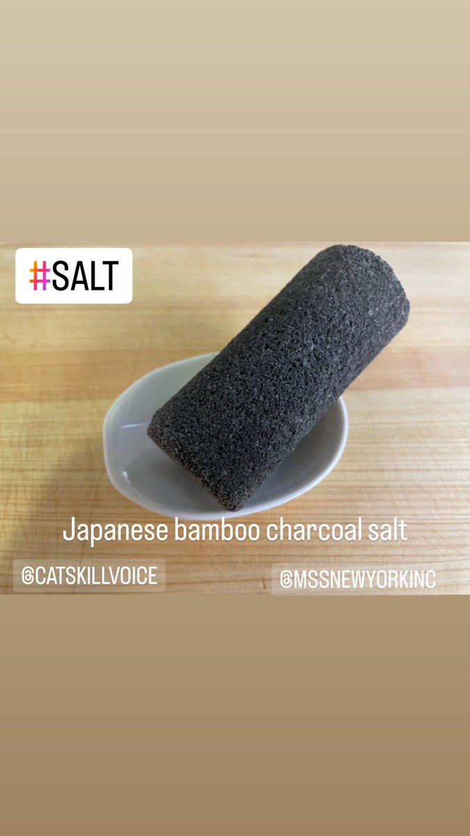 Japanese bamboo charcoal salt for #steakdinner 
Contact about The product sample.
info@MSS-NewYork.com
#bamboo #salt #japanesefood #windhamny #greenecountyny #upstateny #catskillmountains