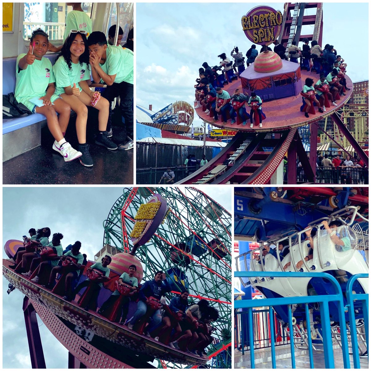 UNMSRocks's tweet photo. Today was a perfect day to be in community and have fun in the sun! ☀️ Our 6th grade students had a blast at #LunaPark! 🎢 🎡🗽#unmsrocks #unmsjoy @District1NYC https://t.co/GWTYYrVotN