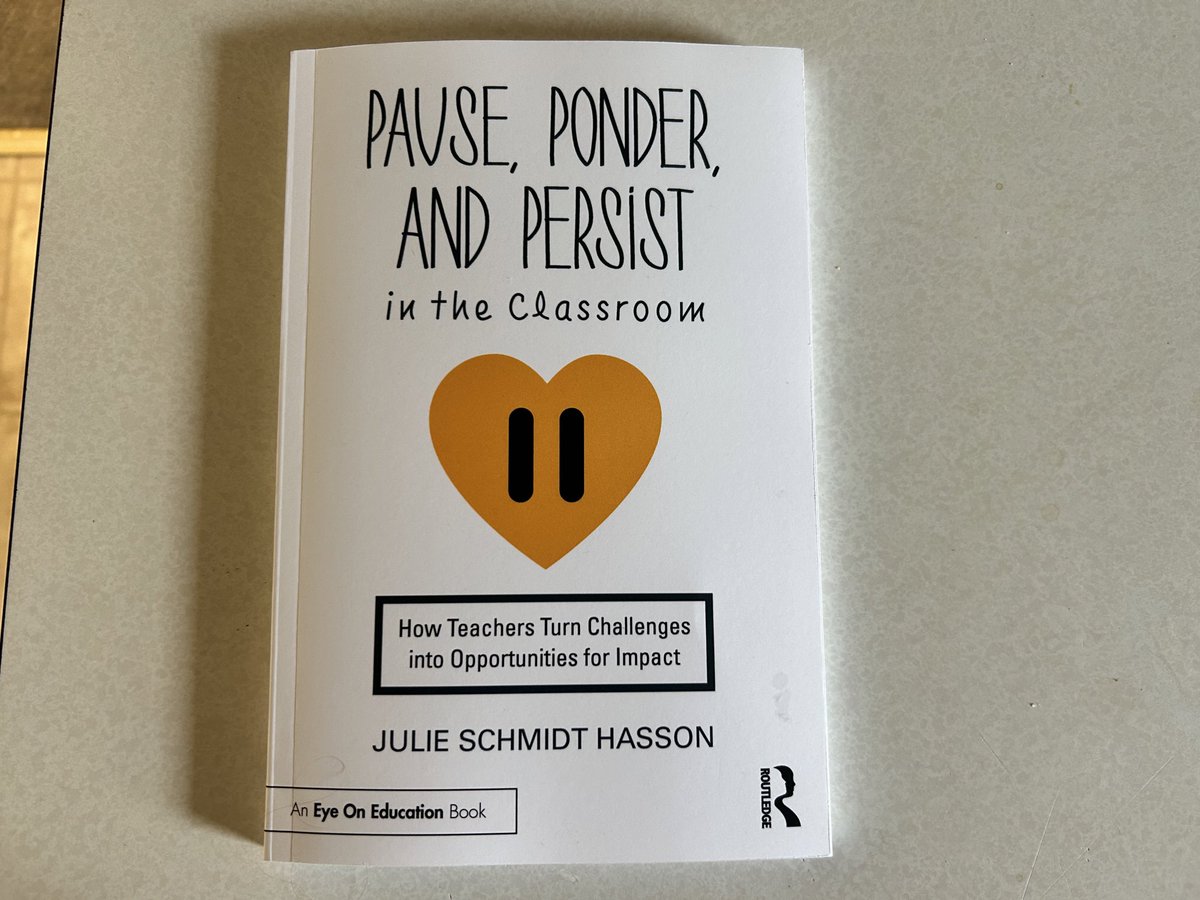 This arrived today! Congratulations to @JulieSHasson on her latest masterpiece! @RoutledgeEOE #PausePonderPersist