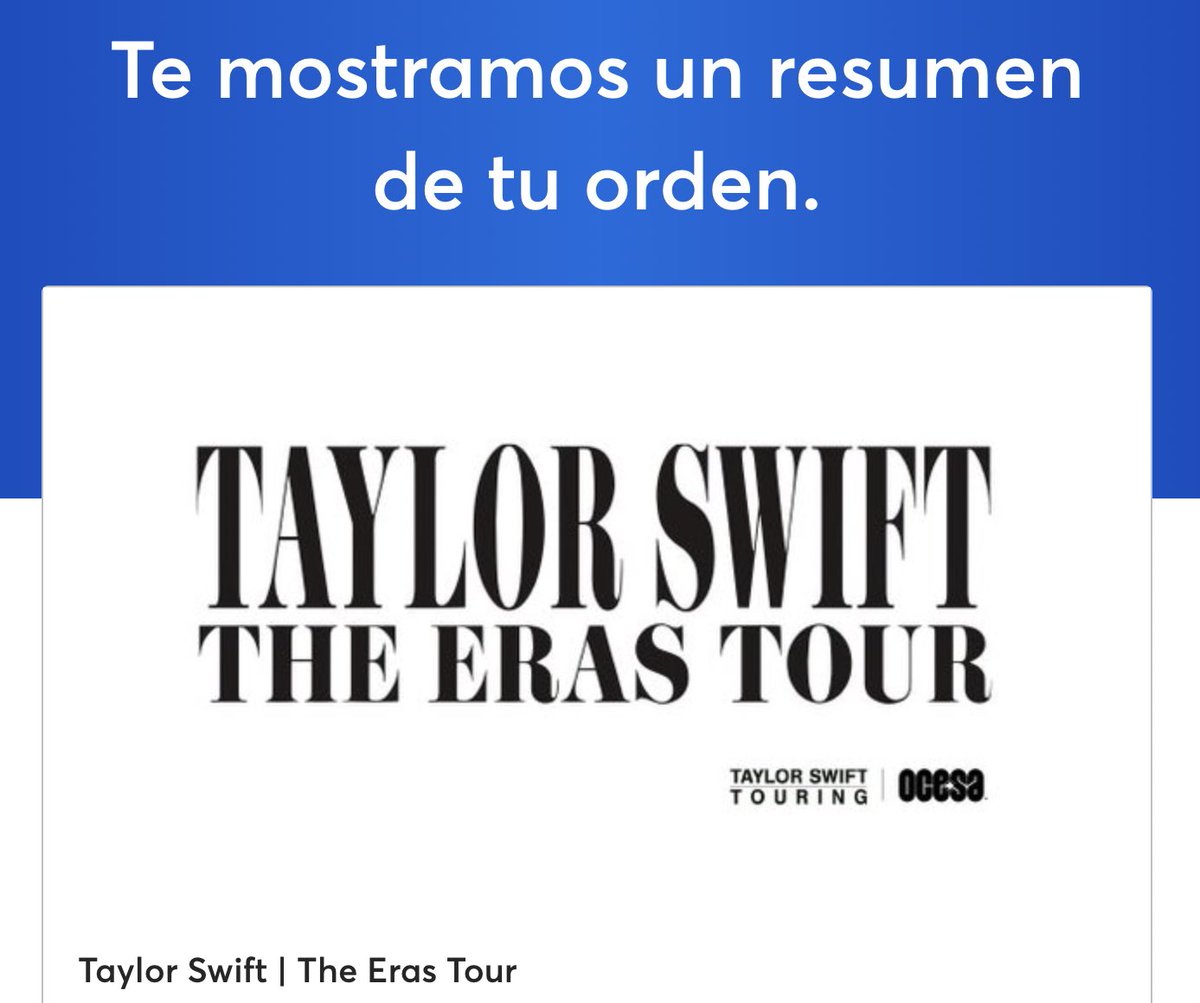 VOY A ESTAR EN THE ERAS TOUR MÉXICO, NOS VEMOS EN AGOSTO TAY TAY 😭🇲🇽