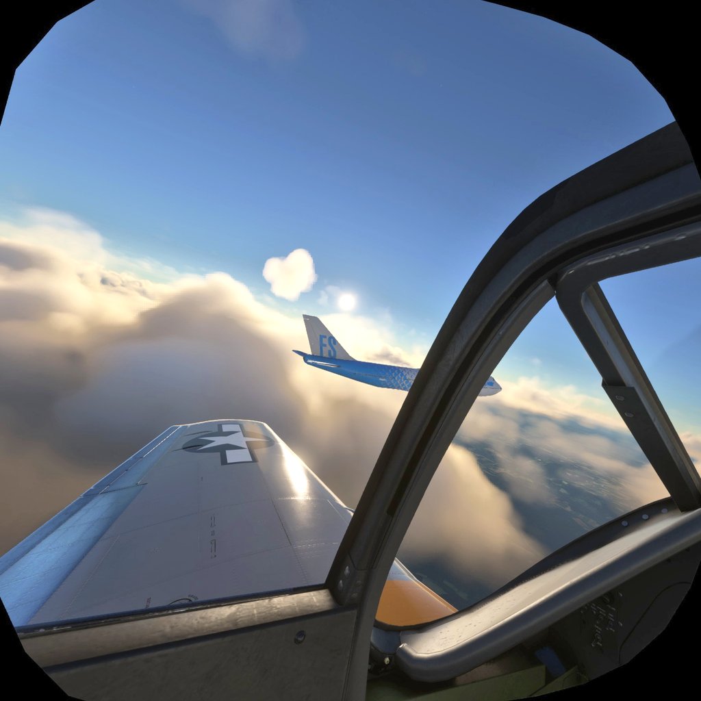 Osi2991's tweet image. Yep nailed it with the landing 😂 
#Mfs2020 VR 
&quot;What happens if an pilot says a bad plane joke? It never lands.&quot;