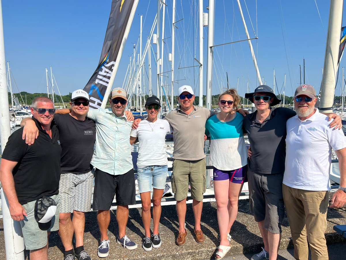 Through the generosity of AVRO Yachting, SYC was able to host a few of our sponsors at the Henri Coanda Challenge regatta raising funds for <a href="/flynavy/">flynavy</a> &amp; <a href="/sail2help/">sail2help</a> 
We did quite well, but managed not to win. 😉
<a href="/RielaYachts/">Riela Yachts</a> <a href="/DohleYachts/">Döhle Yachts</a> <a href="/MimoConnect/">Mimo Connect</a> @LesterAldridge #Peninsula