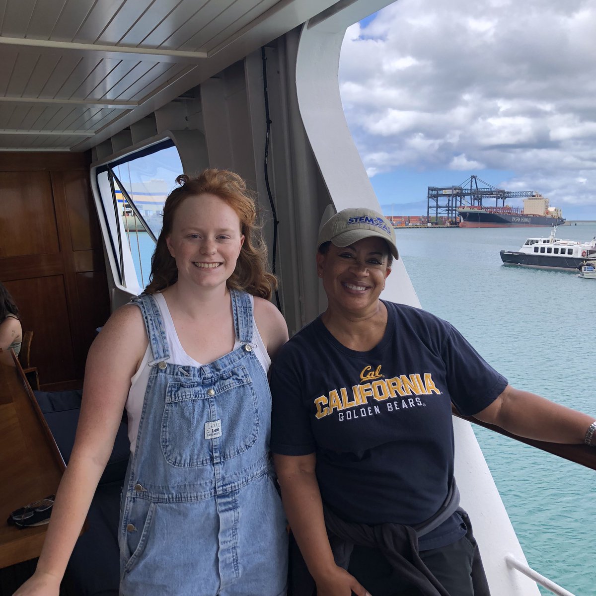 lisatoafault's tweet photo. Honored to be sailing with @DePauwGeo student Kyra Copp onboard the E/V Nautilus! Seafloor mapping expedition and we are Victoria, British Columbia-bound! https://t.co/dvRrMzsvoE