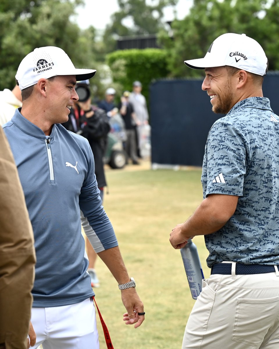 Two @USOpenGolf record-holders 😁

<a href="/RickieFowler/">Rickie Fowler</a> | <a href="/XSchauffele/">Xander Schauffele</a>