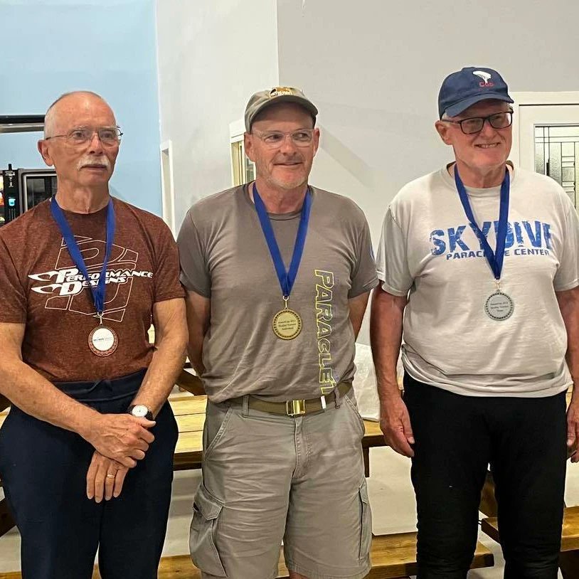 SkydiveToronto's tweet photo. Thank you to all of our 2023 Americup competitors! It was a small but mighty competition of 8 rounds and 1 jump-off!

Congratulations to: 
1st place - Joe Barron
2nd place - Craig Winning
3rd place - Joe Ablitt https://t.co/0pq238ggff