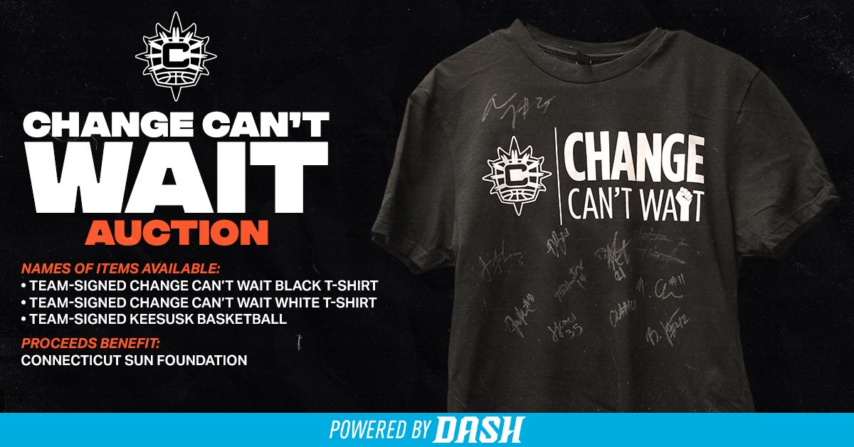 CHANGE CAN’T WAIT NIGHT is here! 

Don’t forget to bid on our three team-signed items! ⤵️

bit.ly/CCWAUCTION 

#ChangeCantWait