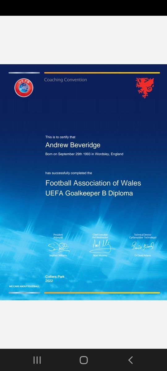 ABeveridge93's tweet photo. Officially ✅
I would like to thank @cjrbutler88 and everyone who has supported me along the way. There are a great many who have.
Especially,  @halesowentownfc have been an incredible club with incredible people. A chance given to me by Keith, who stuck by me and supported me. https://t.co/V9ZIYyhc5p