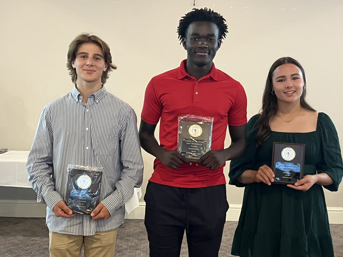 NanuetBlackGold's tweet photo. Congratulations to Chris Russo, Dan Nyamallo, and Meghan Meehan, who were each an Athlete of the Season, and were celebrated at the Rockland County Athlete of the Season Awards Breakfast yesterday!
🖤💛🖤💛🖤💛
#NanuetGoldenKnightPride #WeAreGoldenKnights https://t.co/6dvWl72Nw3