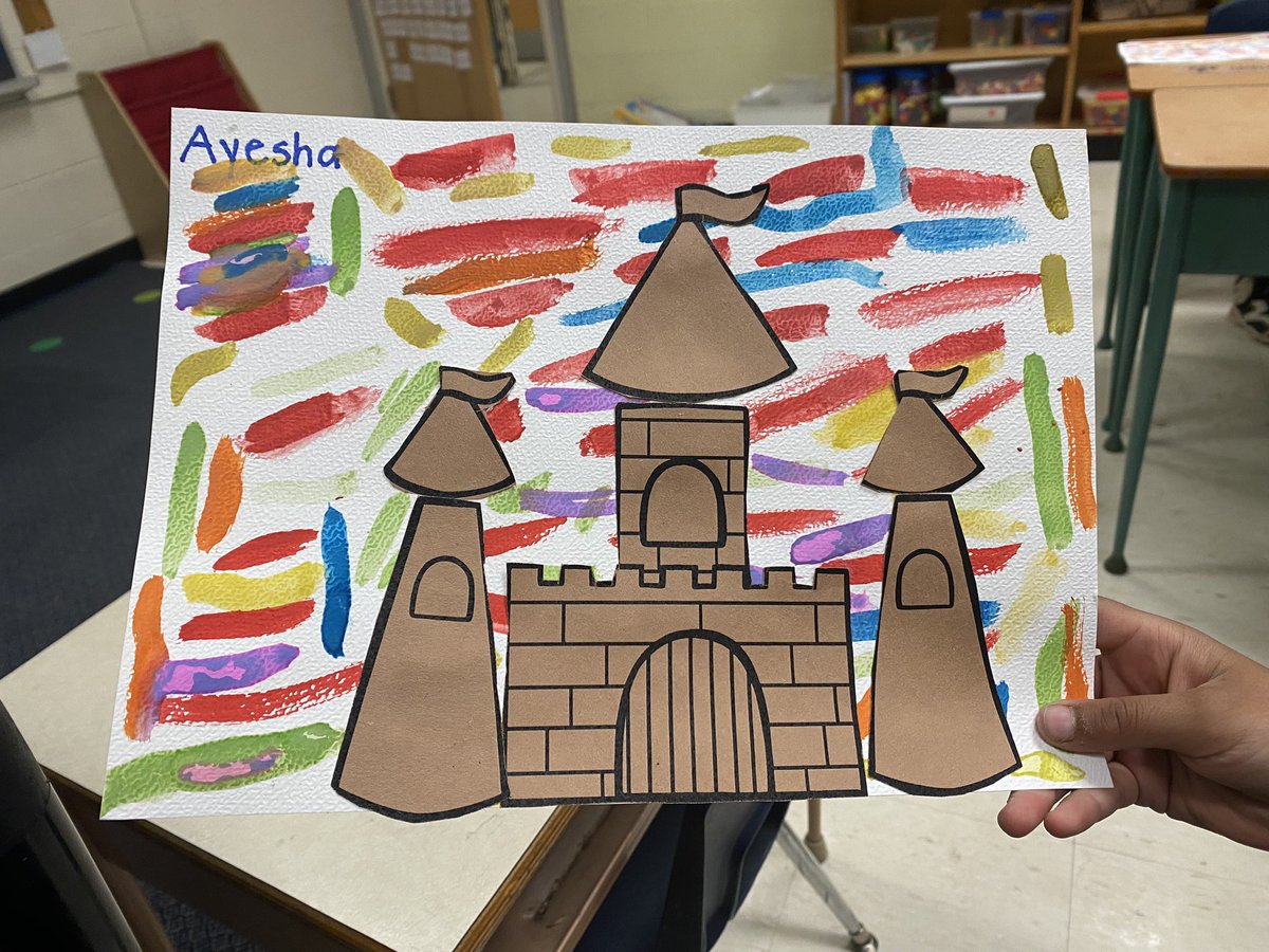 Room 111 made some sandcastles today without having to go to the beach! 🏖️