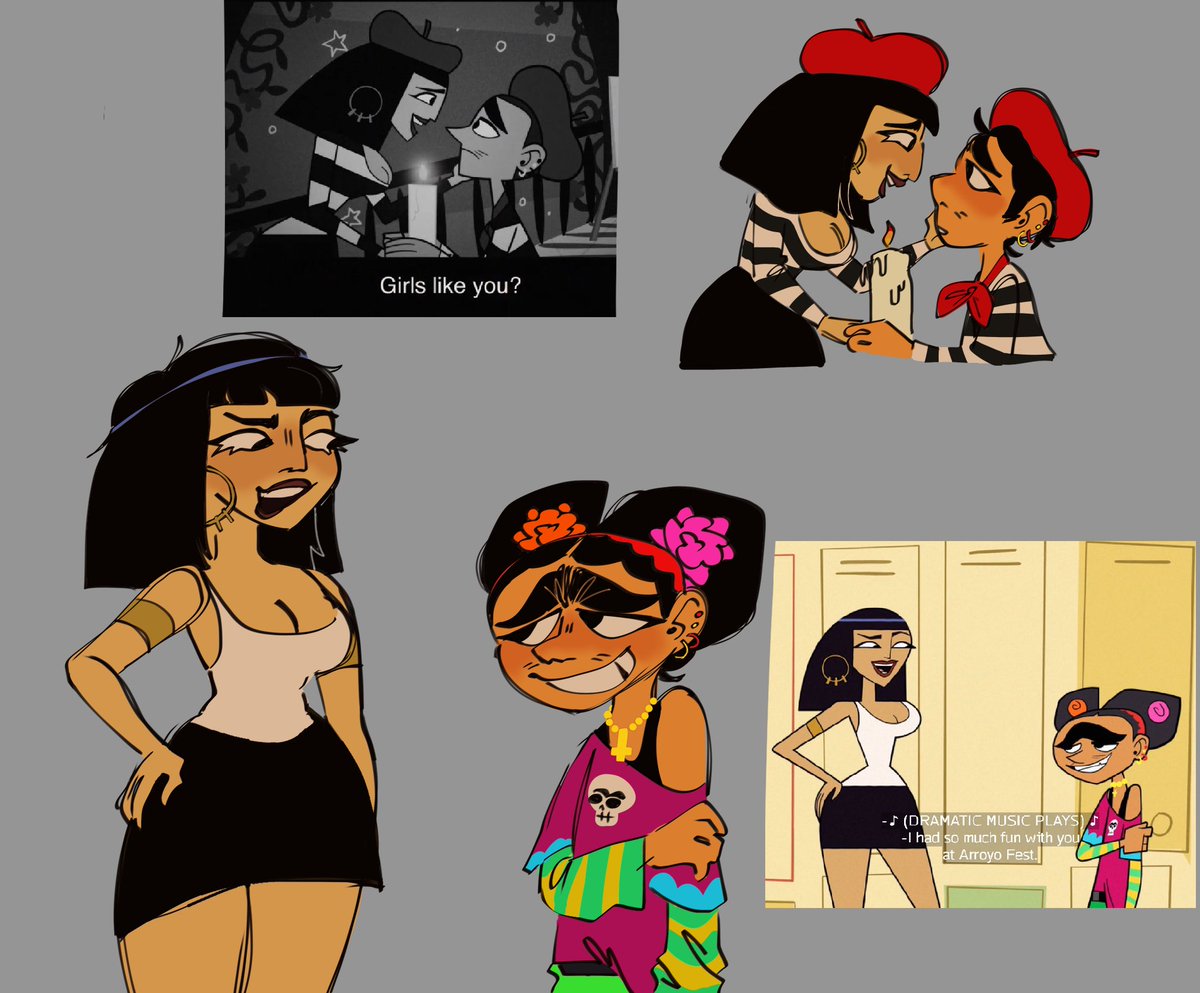 // Clone high ep 7&8 spoilers

Khalopatra the awesome ever they rlly said happy pride month lesbians #Clonehighseason2 #cleo #frida