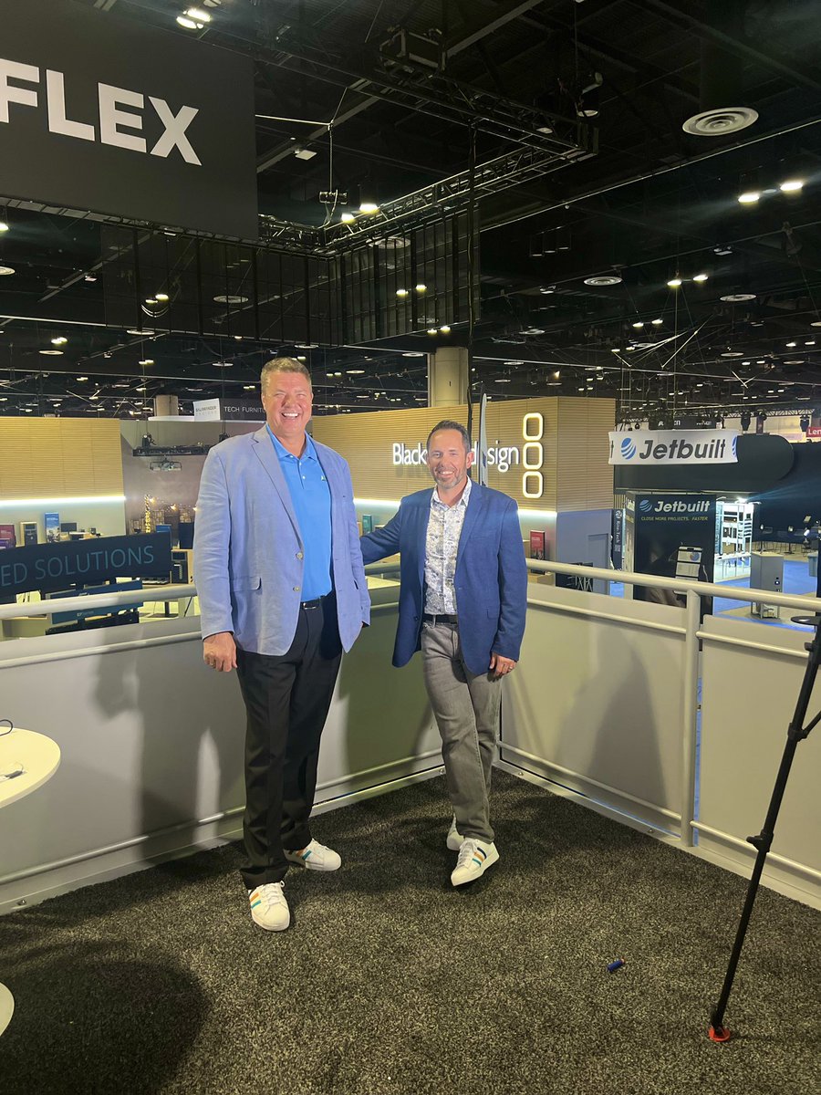 The big cheese of <a href="/CTIAV/">CTI</a> hanging out post show. <a href="/JLaughlin_CTI/">John Laughlin, CTS</a> #infocomm23