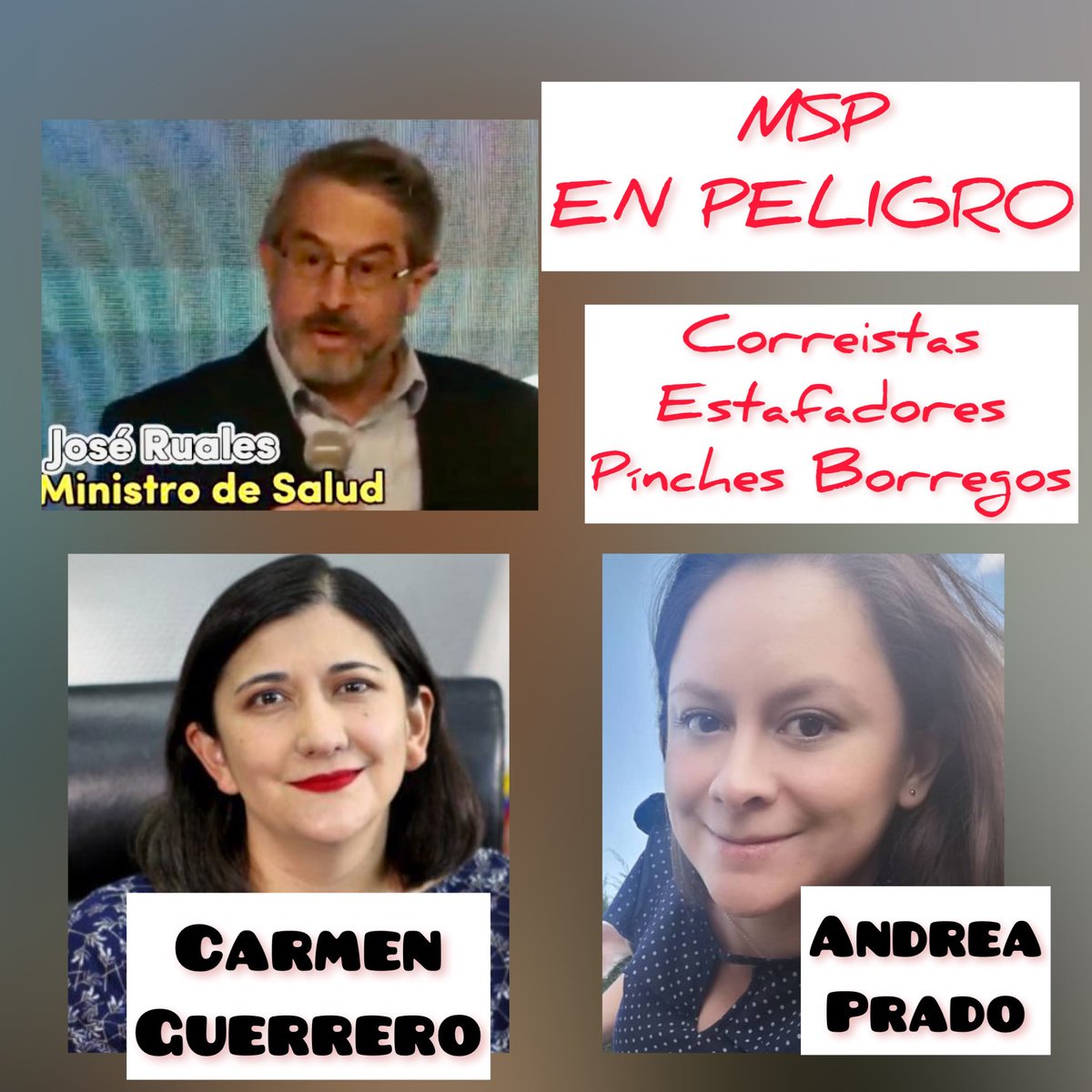 Isabelmacha666's tweet photo. @CarlosVerareal Desde que este #bejete está de ministro la salud se ha visto afectada por #maltratos #robos y arbitrariedades de todo tipo y a todo nivel 
LO DIJIMOS DESDE agosto 2022 peor no hicieron caso 
#correistas mal hechos 
@magabyaguinaga @YersiniaPestisC @GardeniaGalarza https://t.co/nUZNHJL8Gd