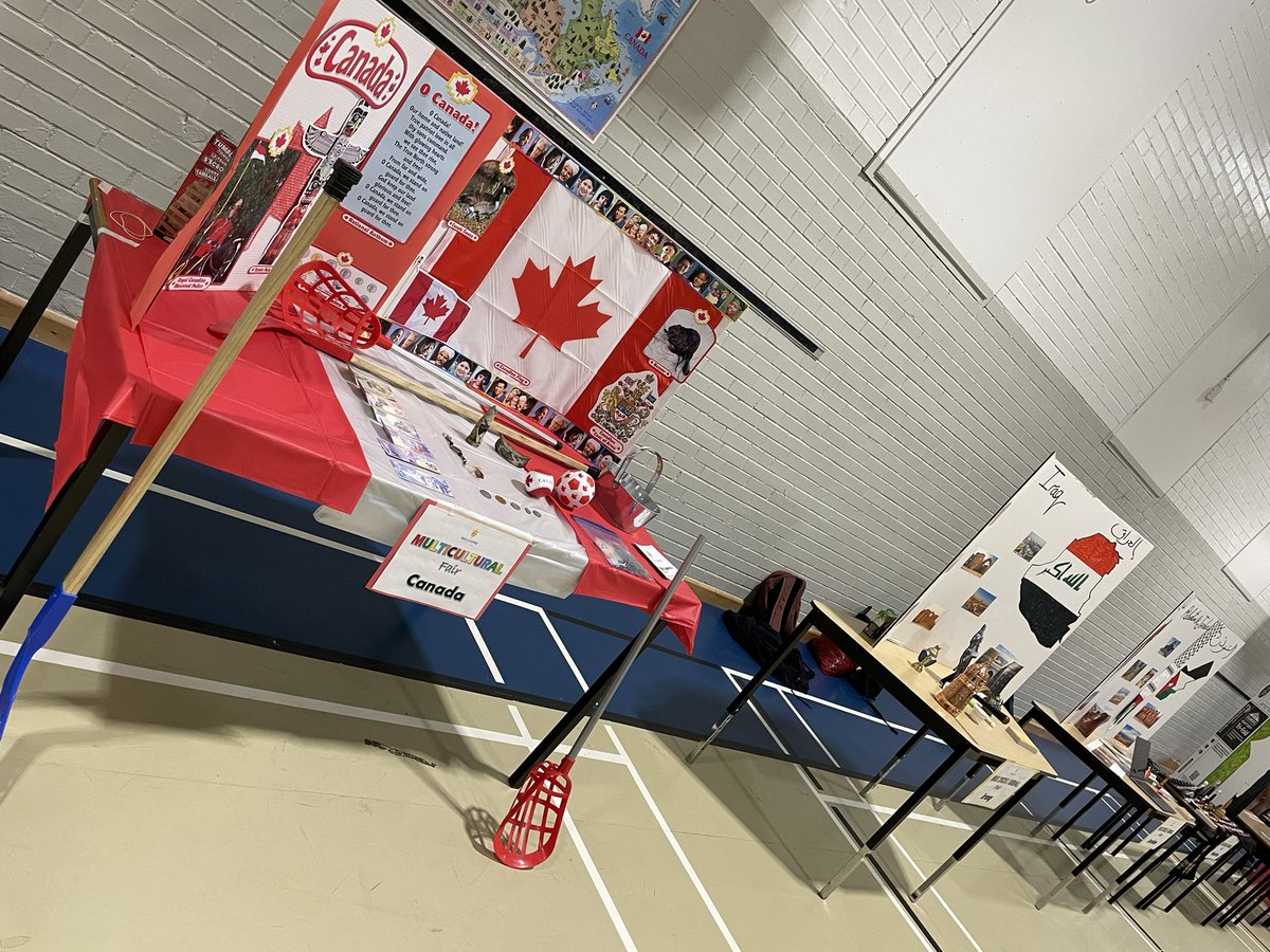 The HCDSB Welcome Centre Cultural Fair is almost ready! #hcdsbml #hcdsbesl