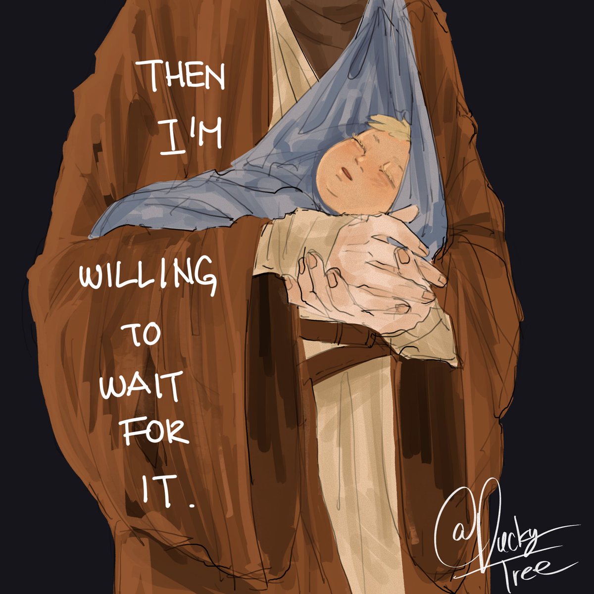 a hamilton quote? in 2023? yeah
#starwars #obiwankenobi #lukeskywalker #art