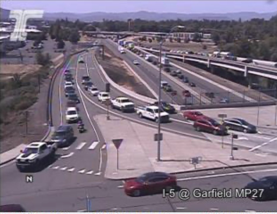 on Twitter "BREAKING A large traffic backup is