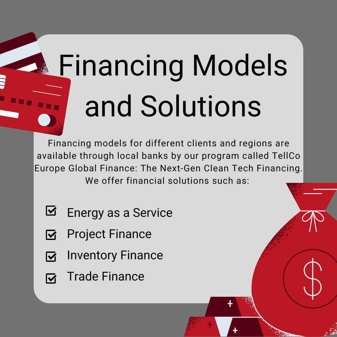 Learn more at: tellco-celeritas.com/celeritas-opt-…

🔒 Discover the power of debt finance, equity finance, impact finance, and crowdfunding as we discuss their potential in driving clean-tech projects forward.🤝💰

#cleantechfinance #sustainablefuture #innovativefinancing