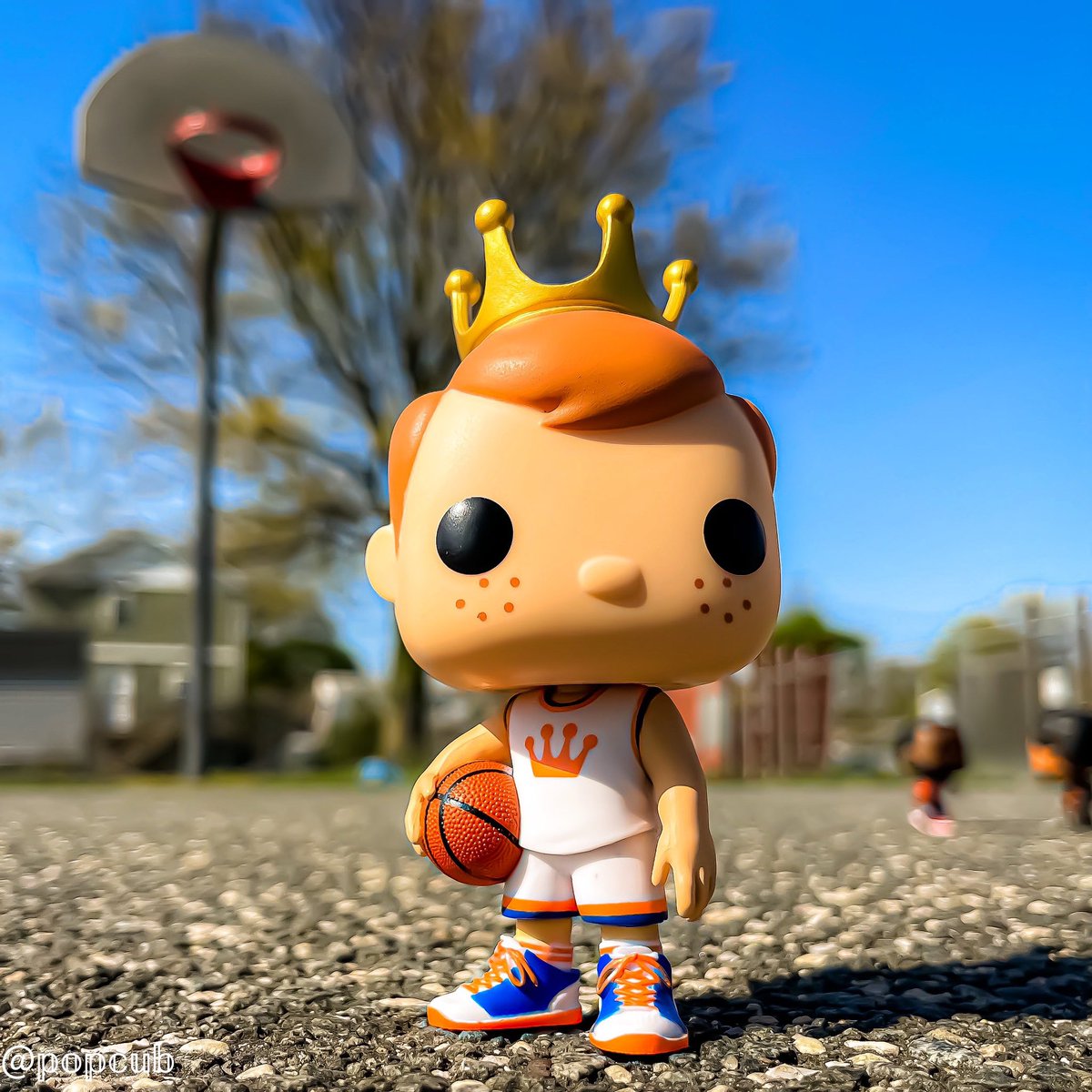 @hellofunko I took this photo for a #funkophotoadaychallenge ! 👑🏀#freddyisthebest