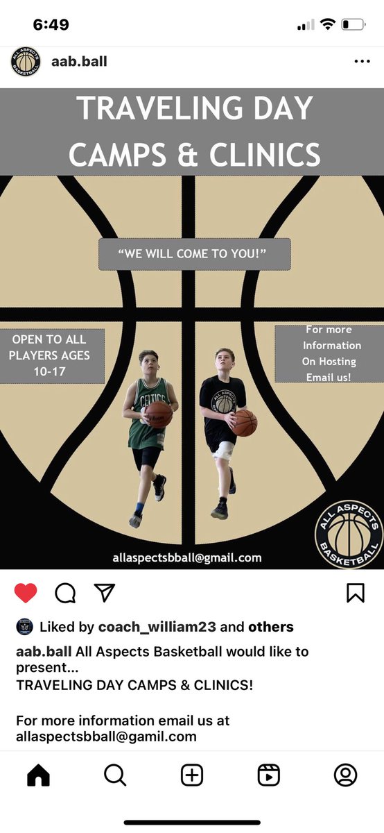 Really looking forward to getting out in communities around the Maritimes to help players improve their overall games! #Basketball #NS #NB #PEI