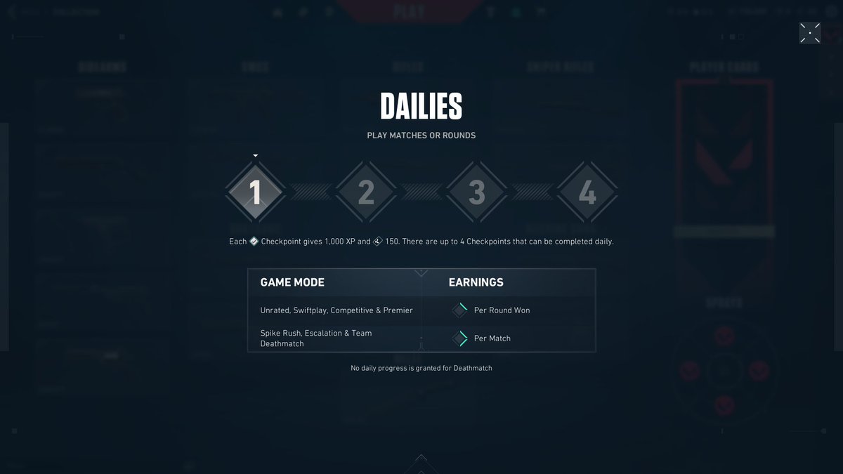 Valorant News on Twitter "Dailies Earning Breakdown VALORANT Each